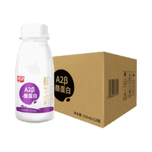 燕塘 A2β-酪蛋白巴氏杀菌低温鲜牛奶 210ml*12瓶19.99元包邮（需试用）