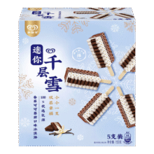 plus：千层雪迷你千层雪香草可可慕斯口味冰淇淋 30g*5支 雪糕98.8元（需领券，合9.88元/件）