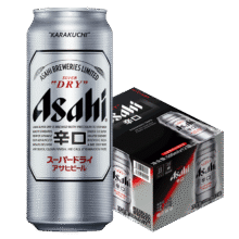 asahi/朝日 超爽生黄啤 罐装啤酒 500ml 12罐59.9元