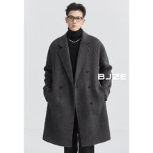 伯爵卓尔 Earl Joel 特漏！100%全羊毛双面呢大衣 中长款 P441769199.96元