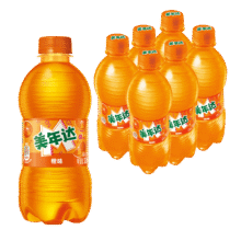 百事可乐 美年达 Mirinda 橙味 碳酸饮料汽水 百事出品 新老包装随机发货 【橙味】美年达300ml*6瓶4.9元（需领券）