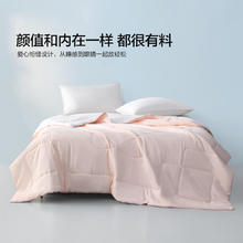 水星家纺 舒柔十孔被(A类防螨) 夏被 150cm*210cm 白58.65元