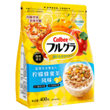 卡乐比（Calbee）即食 蜂蜜柠檬茶 水果麦片400g/袋 非油炸进口22.47元包邮（需试用）