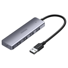 绿联 USB3.0分线器扩展坞 高速4口HUB集线器拓展坞一拖多接口延长线转换器 适用台式机笔记本电脑平板 【USB3.0】0.15米29.9元