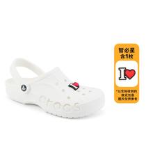 crocs 卡骆驰 女凉鞋 男女款户外休闲沙滩轻便舒适洞洞鞋套装 含鞋花215元