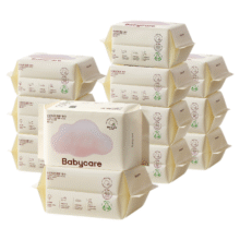 88VIP：babycare婴儿宝宝加厚小熊绵柔巾80抽*12包51.27元