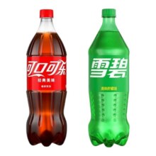 聚划算百亿补贴、88VIP：可口可乐1.25L可乐+1.25L雪碧6.9元包邮