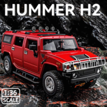 中精质造 1:36 悍马H2越野车 合金模型￥7.90