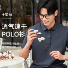 25年新款 ！十如仕 男士透气速干短袖POLO衫￥80.40