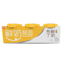 燕塘 低温原味鲜奶布丁 100g*3杯1.99元（需试用）