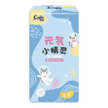 茵茵元気小精灵婴儿拉拉裤尿不湿超薄透气春天学步裤 L50片(12-18斤)22.04元（需领券）