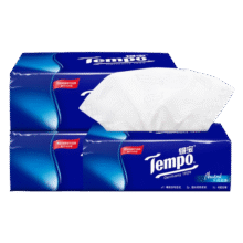 tempo得宝纸巾4层加厚经典无香/mini/欧式软抽2包/3包/4包任选9.9元