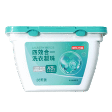 京东京造 洗衣凝珠36颗 四效合一除菌除螨浓缩洗衣液留香珠洗衣球 松柏香氛11.62元/件（需买3件）