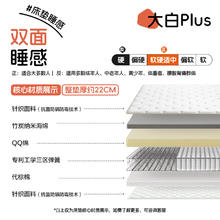 喜临门 Sleemon 城市爱情 床垫 大白Plus（工学分区弹簧床垫） 1.5*2M806.73元