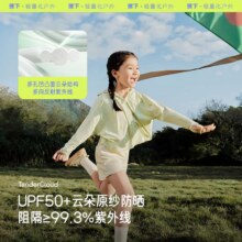 蕉下（beneunder）儿童防晒衣长袖男女童夏季冰丝凉感防晒外套披肩防晒服AL11124 桃桃精灵  UPF50+ XS (120)69元（需领券）