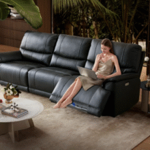 lazboy 乐至宝 GN.668 魅影慕尼黑 三人位右电动真皮零靠墙功能沙发 多色 2.83m￥7320.72 比上一次爆料降低 ￥325