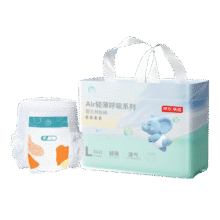 20点生效：京东京造婴儿拉拉裤夏季透气升级 Air轻薄呼吸裤型纸尿裤L码34片(9-14kg)193.6元4件，48.4元/件