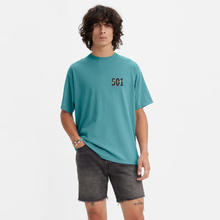 李维斯 Levi's 24夏季男士短袖蓝色T恤7373-0057 蓝色 S47.22元