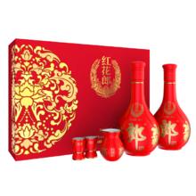 郎酒 红花郎十（10）酱香典范 酱香型白酒（含礼品袋） 53度 500mL 2瓶 礼盒装420元（需买2件，需用券）