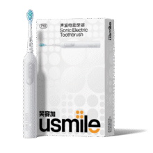 usmile笑容加电动牙刷 缓震清洁刷头 P10柔光灰 365天续航 新婚生日礼物送男友女友 国家补贴169.34元（需领券）