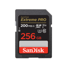 闪迪（SanDisk）256GB SD内存卡 4K V30 U3 C10 相机存储卡 读速200MB/s 写速140MB/s 微单/单反相机内存卡366元