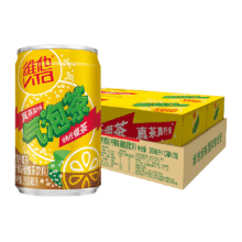 88会员：维他  气泡果泡 柠檬茶饮料 200ml×12罐22.37元+1.65元淘金币