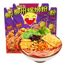臭宝爆爆浓汤柳州螺蛳粉（大片腐竹）330g*5袋46.8元