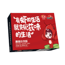 plus会员:洪湖诱惑安井 2025年新虾 麻辣小龙虾 3-5钱 1.4斤  净虾≥385g 加热即食17.1元（合8.55元/件）