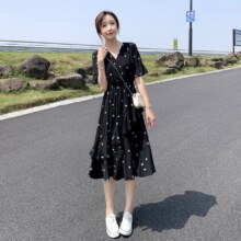 子容 小个子连衣裙女 夏季高级感气质波点裙89元