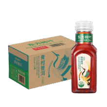 plus会员：农夫山泉 东方树叶青柑普洱茶复合茶饮料 335ml*15瓶 无糖饮料 整箱184.7元（需领券，合36.94元/件）