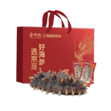 京觅X张奶奶 大连即食海参3斤35-50只 固形物超85% 自有品牌 辽刺参307.31元包邮