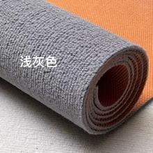君琉 地毯卧室大面积满铺可裁剪入户门地垫耐脏防滑玄关进门脚垫大 浅灰色 60×40cm1元
