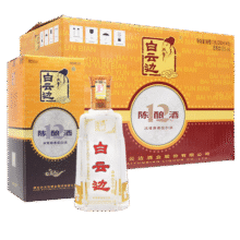 白云边 十二年陈酿 浓酱兼香型白酒 42度 300ml*6瓶 整箱装 父亲节礼物310元
