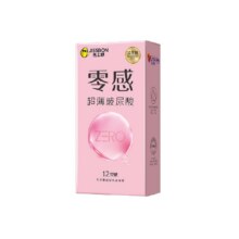 杰士邦 玻尿酸超薄避孕套 12只装19.9元+2.9元换购品（需换购）