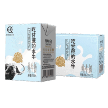 认养 吃甘蔗的水牛 纯牛奶 4.0g蛋白质 200ml 30盒99.9元