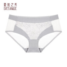 plus会员：夏娃之秀 女士透视蕾丝内裤 *4件7.6元/件（共30.4元、包邮）