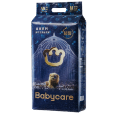 PLUS会员：babycare皇室狮子王国弱酸纸尿裤箱装M84片(6-11kg)婴儿尿不湿透气亲肤 拉拉裤233.5元（需领券，合116.75元/件）