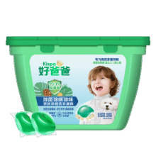 plus会员、需首购:好爸爸（Kispa）洗衣凝珠三合一35颗 除菌除螨除味 浓缩洗衣液 速溶15分钟快洗16.23元