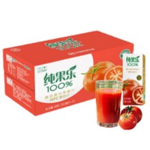 ????需首购：百事可乐 纯果乐 Tropicana 100%果汁 番茄+苹果复合果蔬汁 250ml*12盒/箱17.59元包邮（试用）