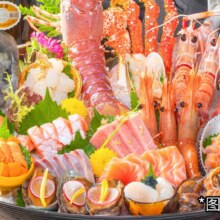 美团 極上萬膳·【豪华·鲜活海胆季】单人·鳌虾·金砖鹅肝任食放题（联盟专享）原价568元，现价368元
