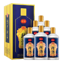 珍酒 珍五蓝 酱香型白酒 53度 500ml*6瓶 整箱装 父亲节送礼白酒741.42元（需领券）
