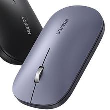绿联 90366 2.4G蓝牙 双模无线鼠标 4000DPI 灰色49.9元