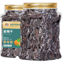 春江月老梅干300g话梅干酸肉无核梅干梅肉酸咸怀旧老味道蜜饯孕妇零食 精品老梅干300g*1罐6.73元（需领券）