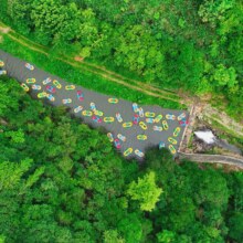 六叠泉漂流-【双人票】峡谷漂流票+千米高空玻璃漂流票原价300元  现价188元