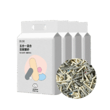 京东京造 活性炭双重除臭膨润土混合猫砂 2.6kg*4袋63.83元