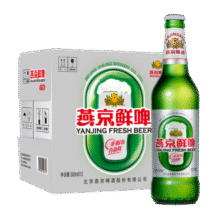 燕京啤酒 鲜啤10度500ml*12瓶  心动购物 火热开抢 整箱装70元 (月销4000+)