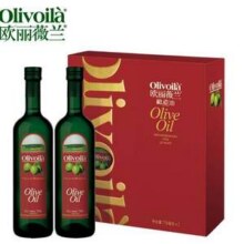 米其林指南官方合作伙伴，Olivoilà 欧丽薇兰 橄榄油礼盒装718mL*2瓶新低42.9元包邮