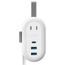 公牛（BULL）20W PD快充差旅插座/插线板/插排/接线板 出行miniType-c+USB+2插孔 全长0.9米 GNV-UU5202无开关69元 (券后省60)
