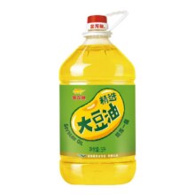 金龙鱼精选大豆油5L/瓶 一级家用食用油桶装烹饪营养炒菜油38.9元