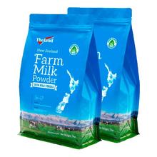 纽仕兰 新西兰进口成人奶粉高钙高蛋白脱脂1kg*2立式袋装乳牛奶粉69元